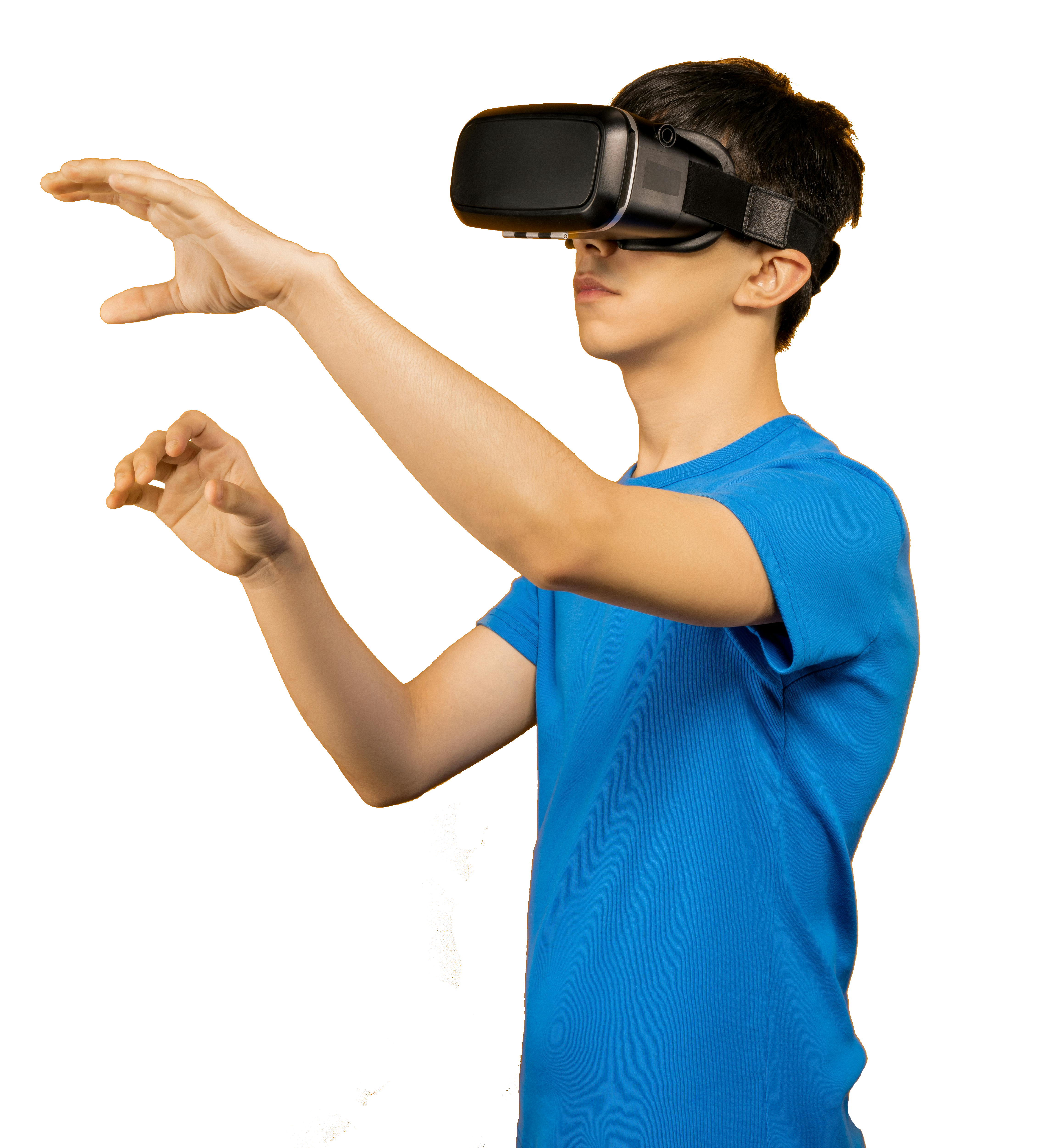 Uczeń aktywnie uczestniczący w szkoleniu VR